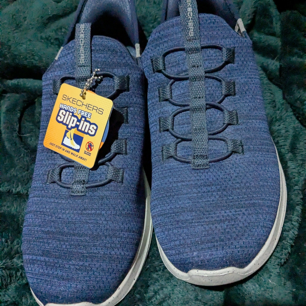New Skechers Blue Slip-Ins Sneakers Men's 8
